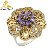 Gümüş Otantik Taşlı Yüzük